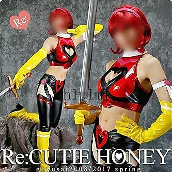 Amazon.co.jp: Echunchan Cosplay Costume, Re:Cutie Honey/Cutie